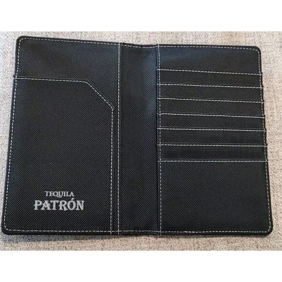 Patron Tequila Used Small Portfolio/Card Holder Bar Tab Booklet Used - Picture 2 of 6